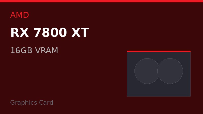 AMD RX 7800 XT