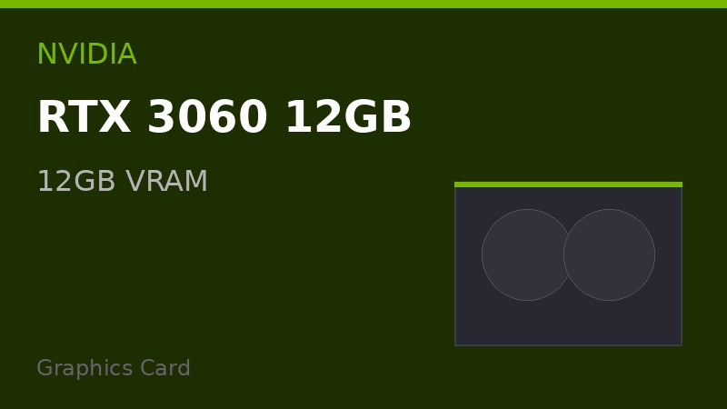 NVIDIA RTX 3060 12GB