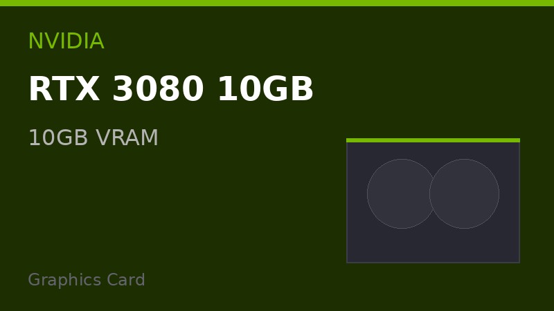NVIDIA RTX 3080 10GB