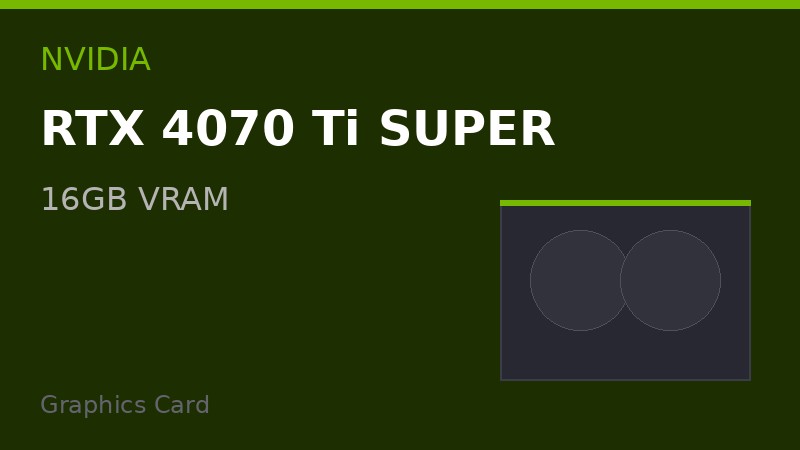 NVIDIA RTX 4070 Ti SUPER