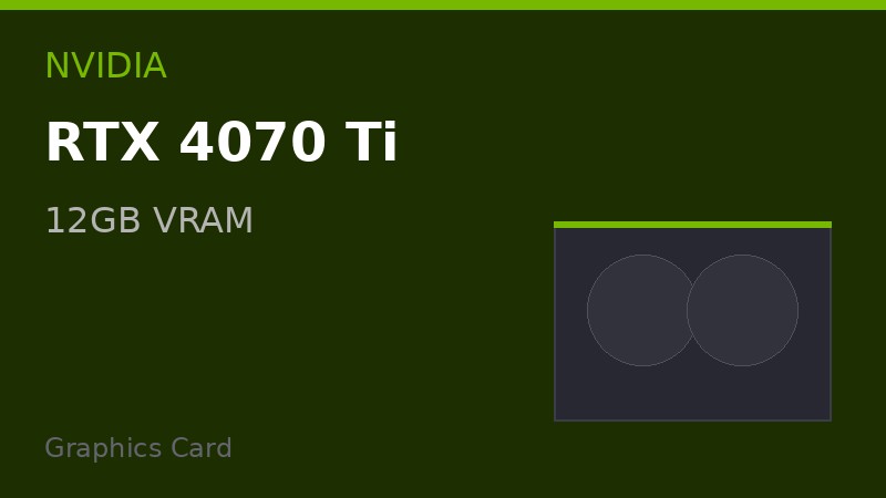 NVIDIA RTX 4070 Ti